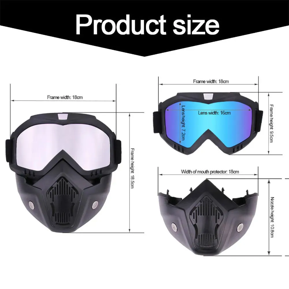 AlpineGuard Dustproof Goggle-Mask Set