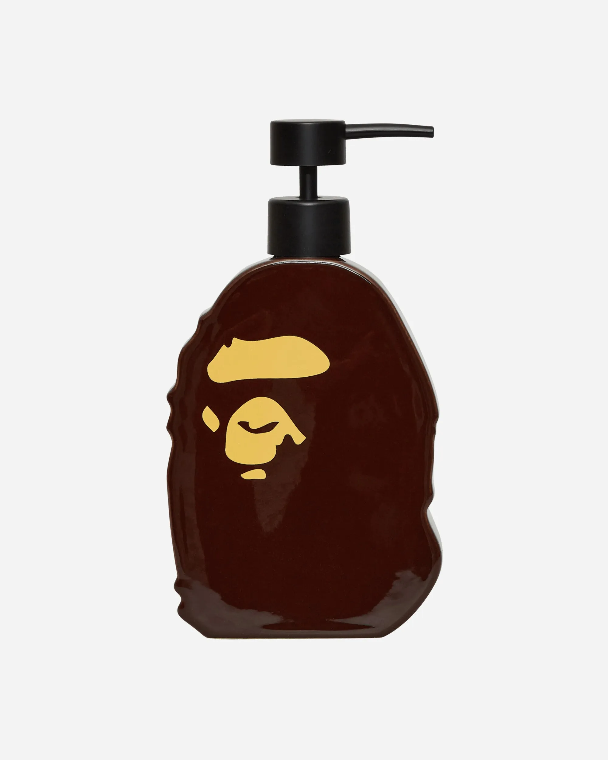 Ape Head Soap Dispenser Brown