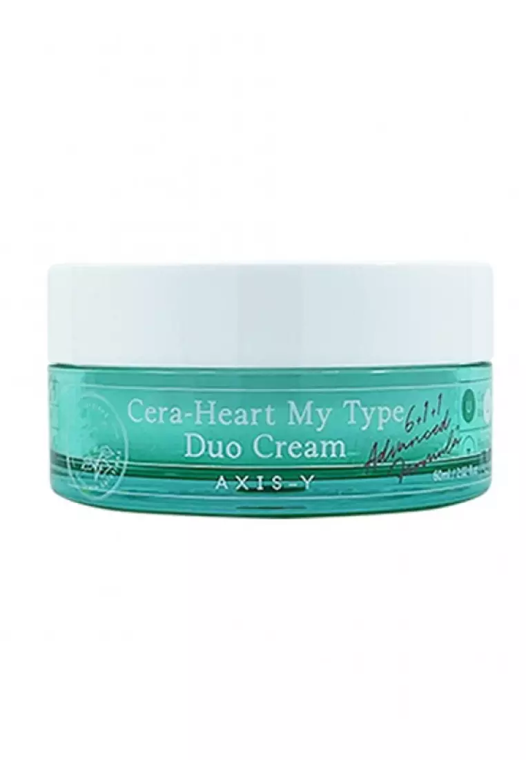 Axis-Y AXIS-Y Cera-Heart My Type Duo Cream 60ml + Complete No-Stress Physical Sunscreen (10ml)