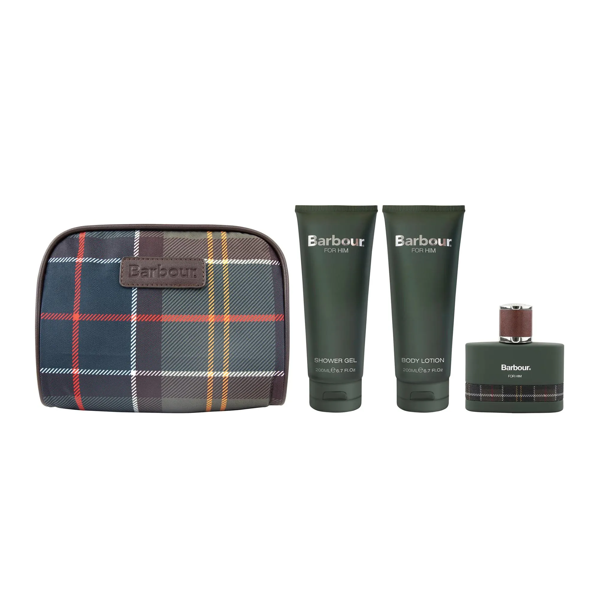 Barbour For Him Hero Essentials Gift Set - 50ml Eau de Parfum + Shower Gel + Body Lotion