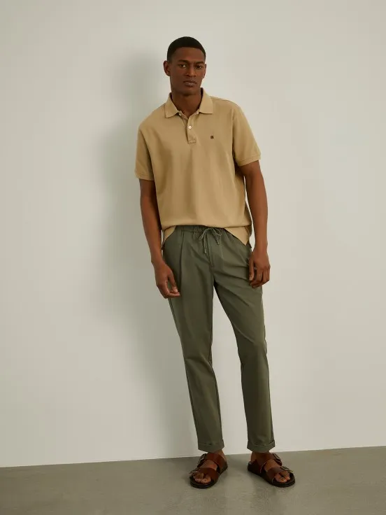 Basic regular fit polo shirt