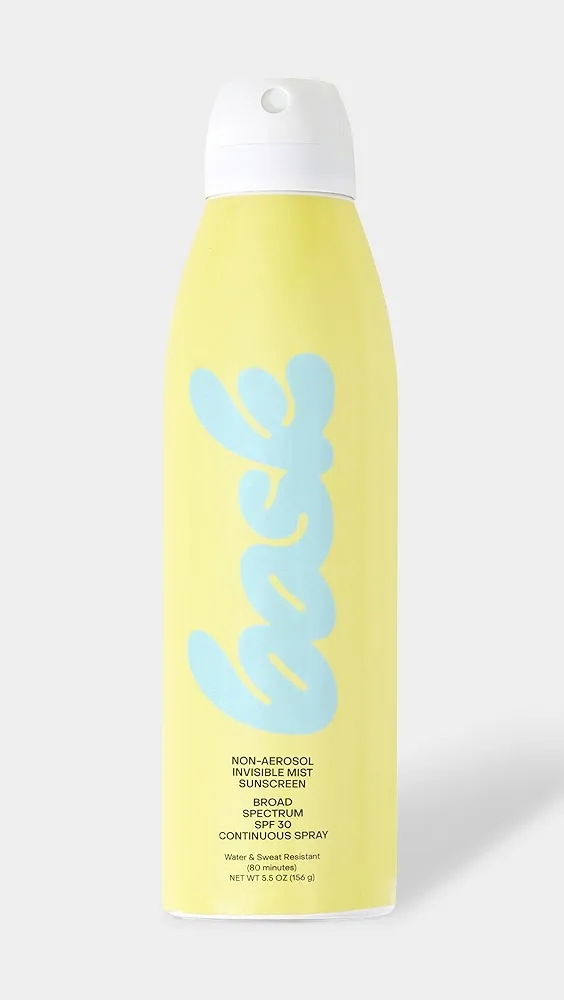 Bask Suncare   Non-Aerosol Invisible Mist Sunscreen SPF 30 