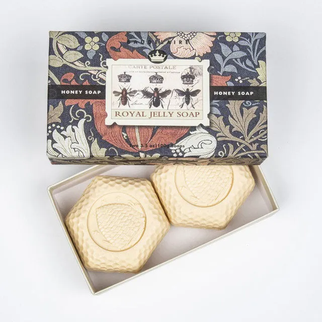 BAUDELAIRE - ROYAL JELLY HONEY SOAP 3.5 2 BAR GIFT BOX