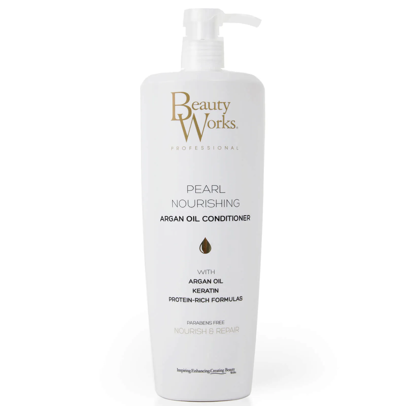 Beauty Works Pearl Nourishing Argan Oil Conditioner 1 Litre