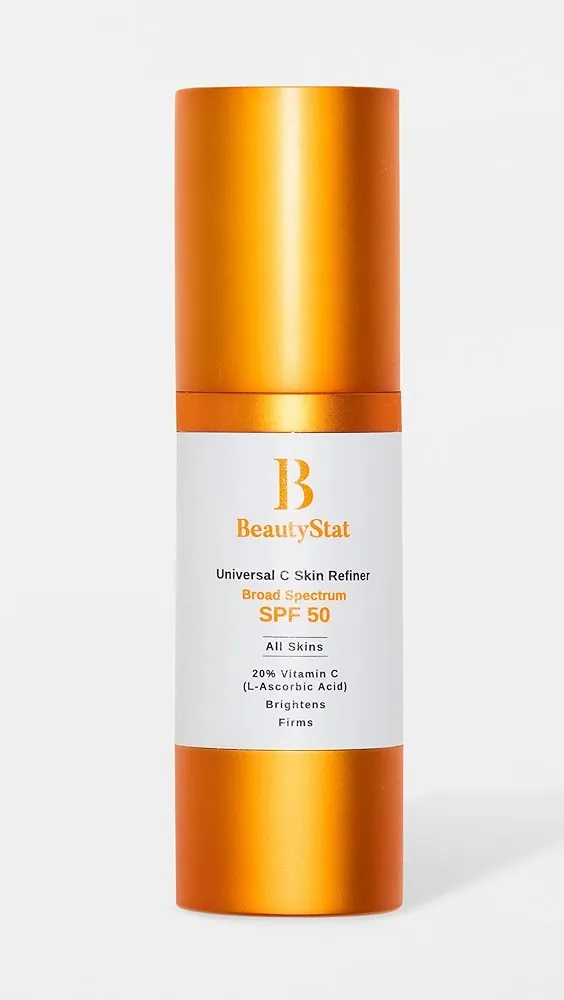 BeautyStat Cosmetics   Universal C Skin Refiner Vitamin C Serum + SPF50 Mineral Sunscreen 