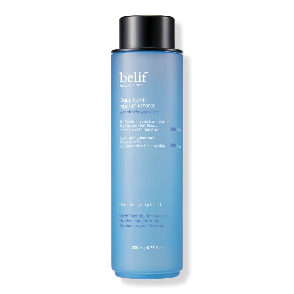 belif Aqua Bomb Hydrating Toner with Hyaluronic Acid