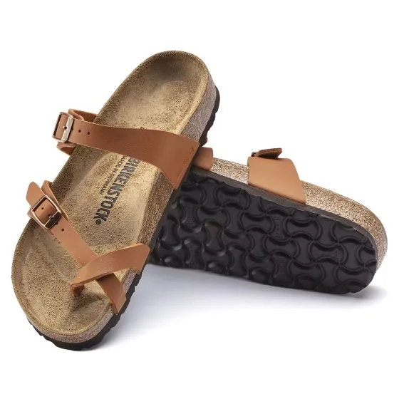 Birkenstock Mayari Birko Flor Ginger Brown Sandals