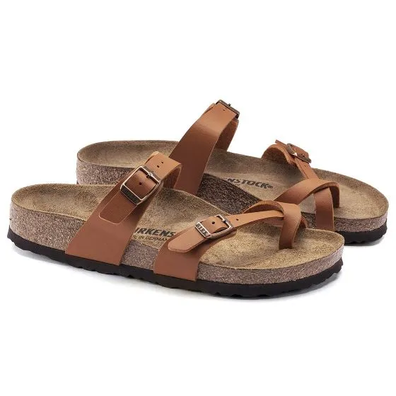 Birkenstock Mayari Birko Flor Ginger Brown Sandals