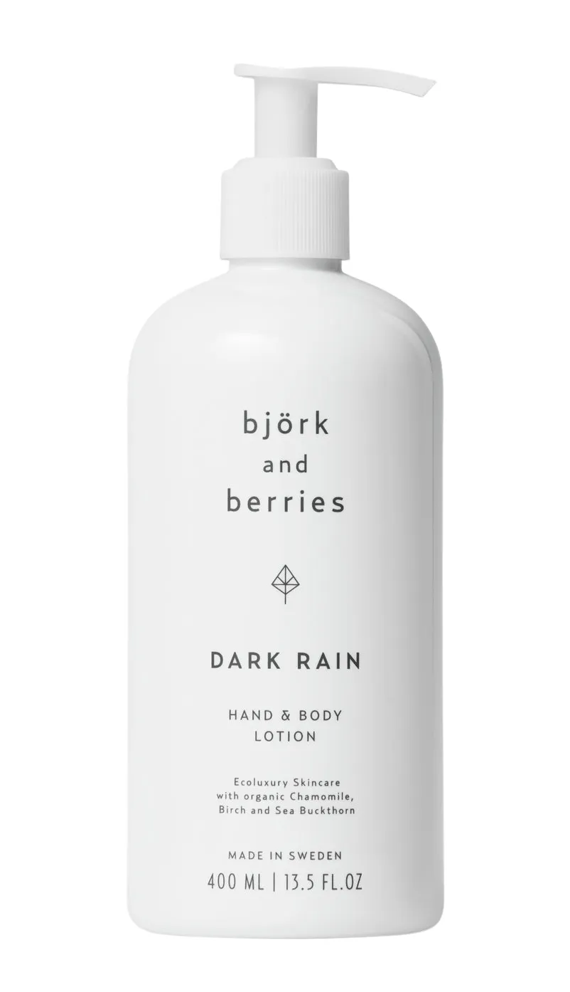 Bjork & Berries   Dark Rain Hand & Body Lotion 400ml