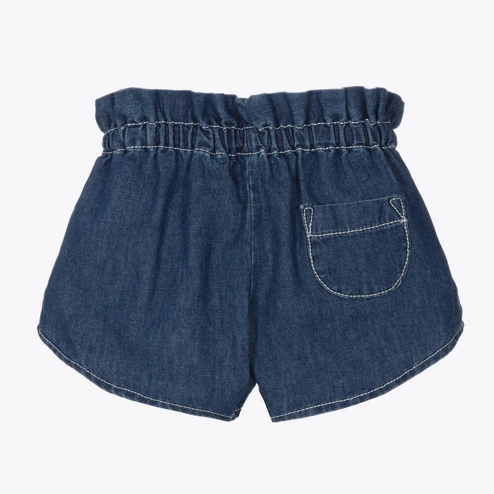 Boys Blue Chambray Shorts