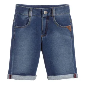 Boys Blue Jersey Shorts