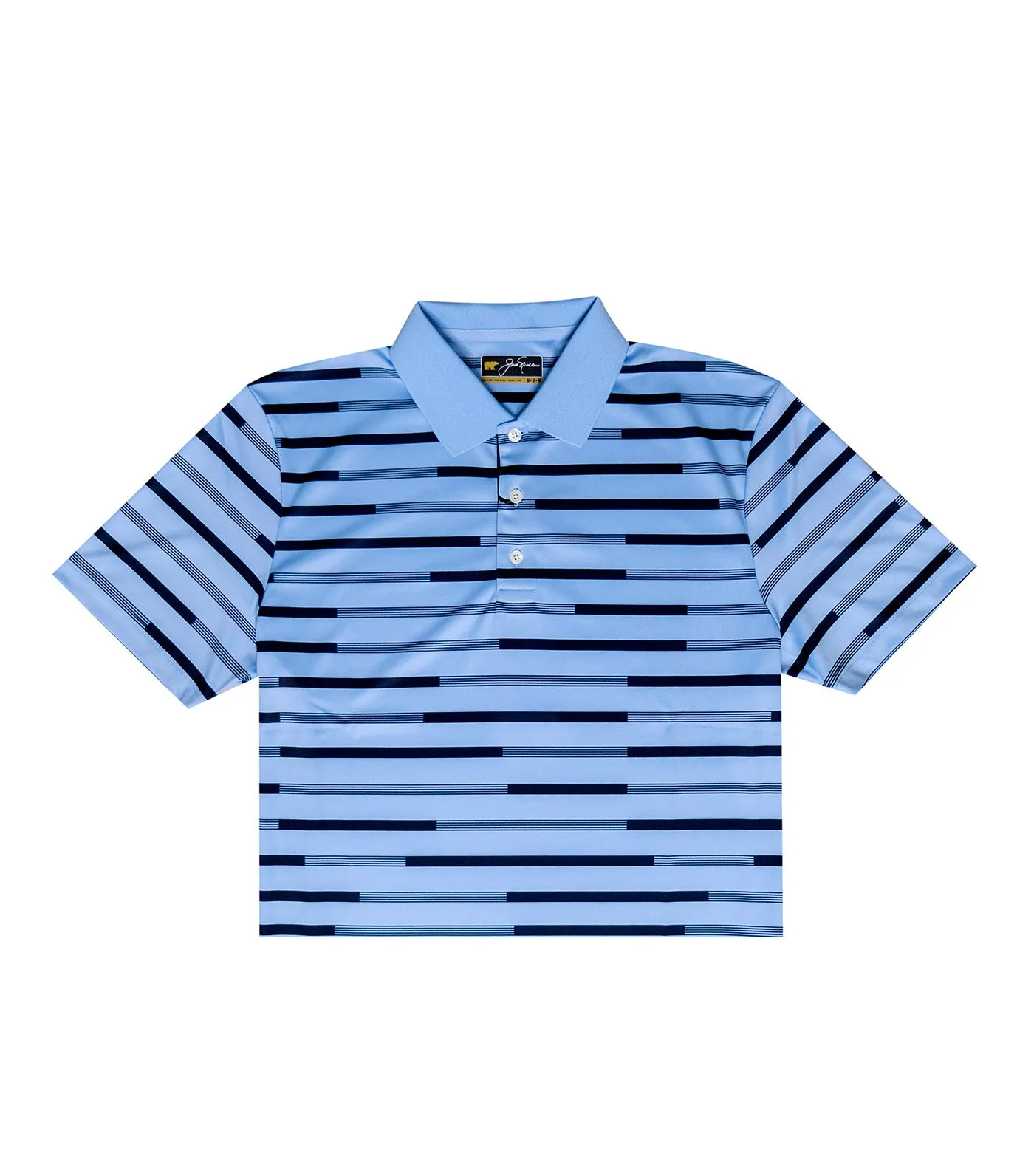 Broken Stripe Polo Blue Robin