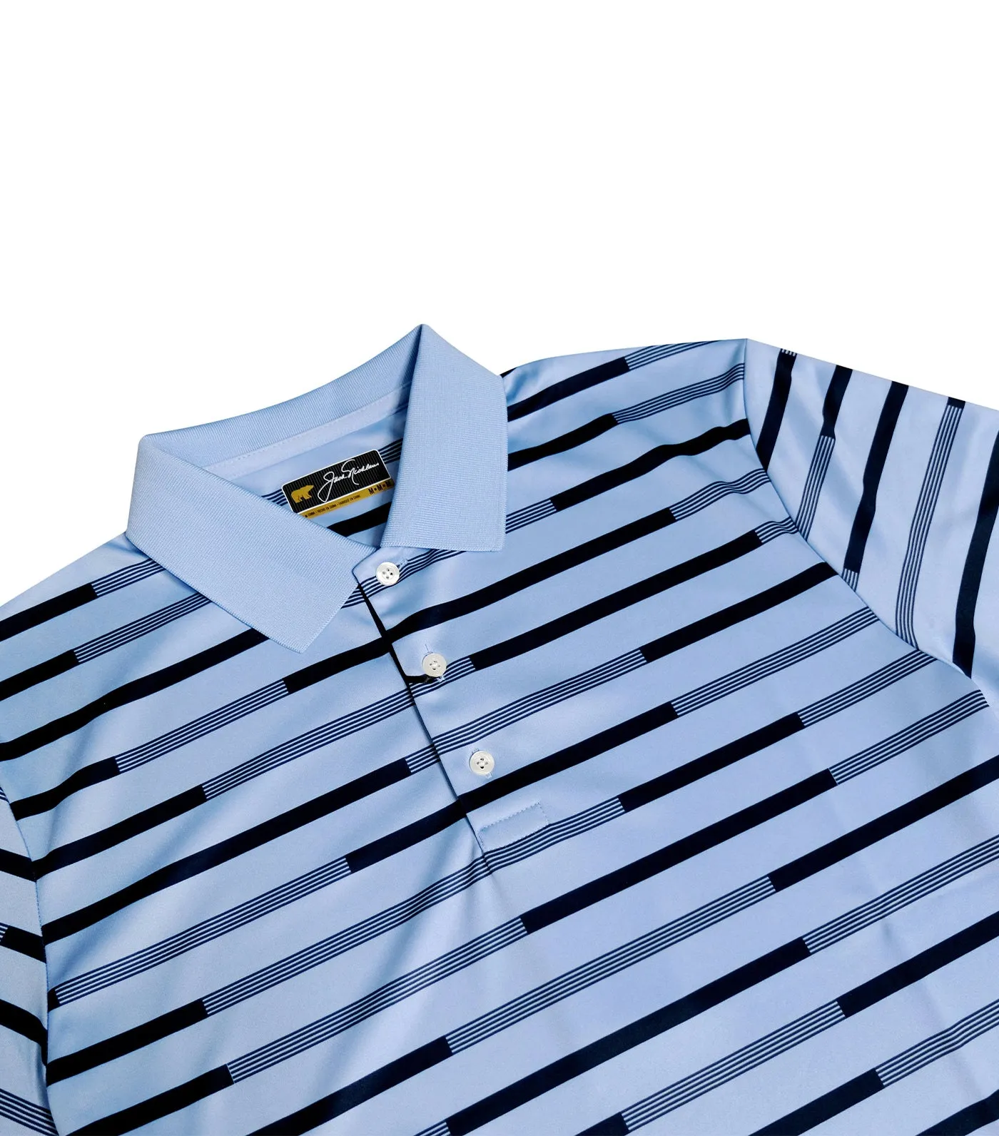 Broken Stripe Polo Blue Robin