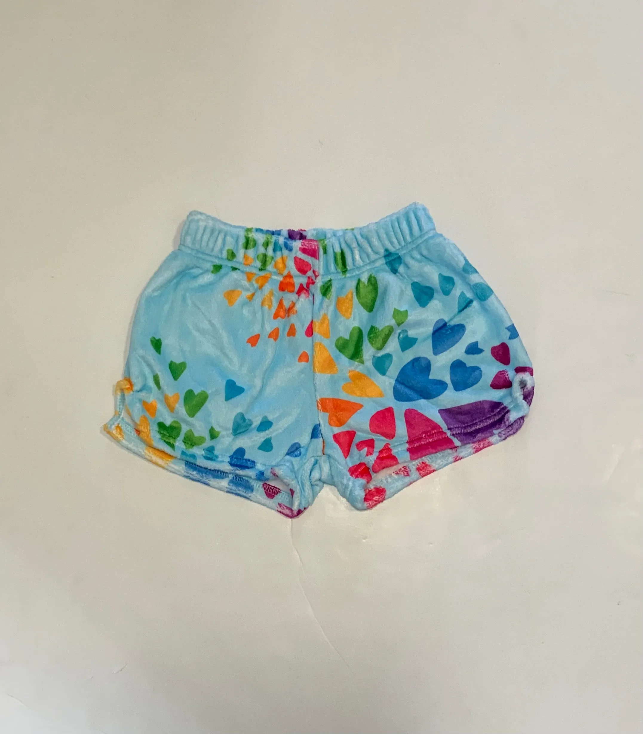 Bursting Heart Plush Shorts