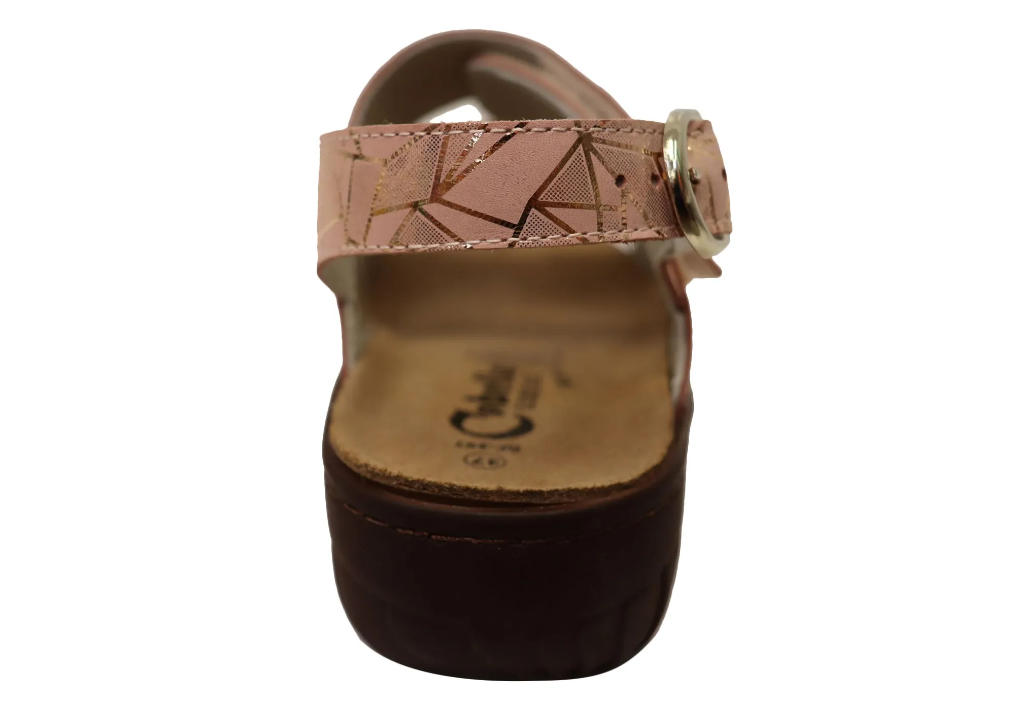 Cabello Comfort RE391 Womens European Comfortable Leather Sandals