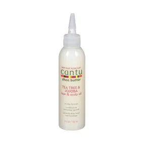 Cantu Shea Butter Tea Tree & Jojoba Hair & Scalp Oil, 6oz (180ml)