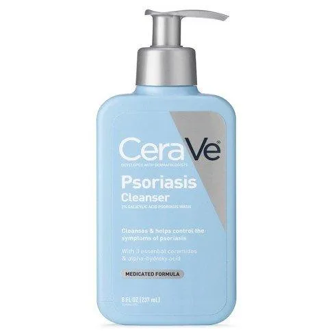 Cerave Psoriasis Cleanser With Salicylic Acid Psoriasis Wash 8oz