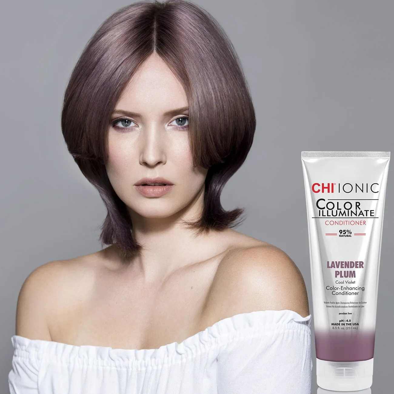 CHI Ionic Color Illuminate Conditioner 251ml - Lavender Plum