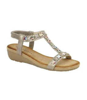 Cipriata Womens/Ladies Lia Sandals (Pewter) - UTDF1557