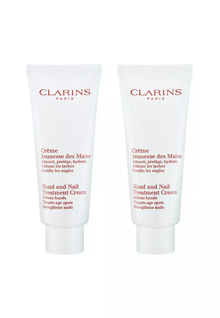 Clarins 2X Clarins Hand and Nail Treatment Cream 3.5oz, 100ml