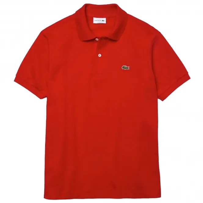 Classic Pique Polo Shirt - Red