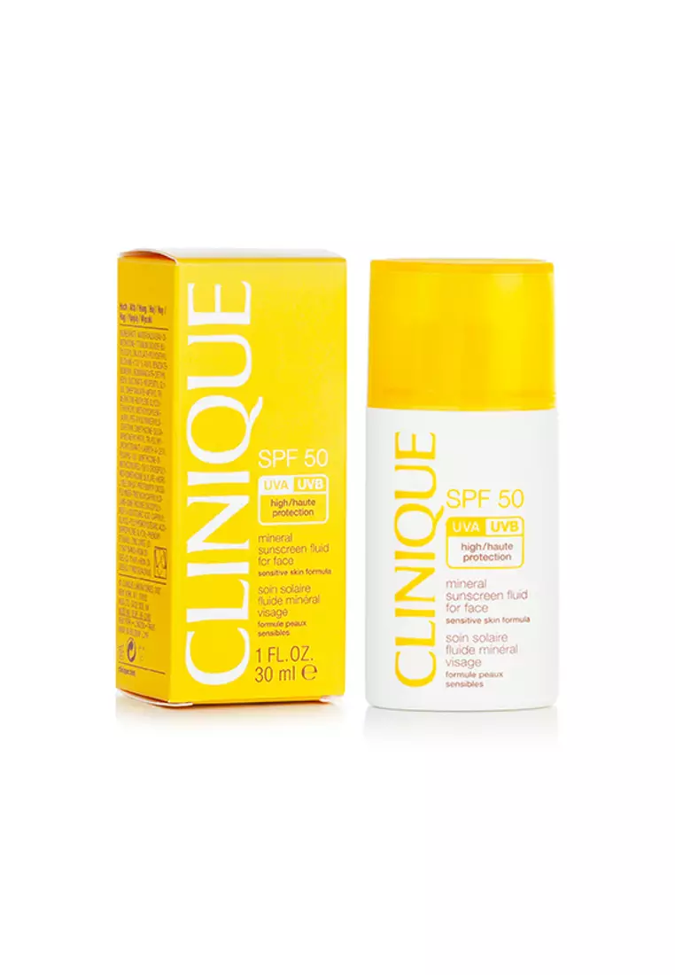 Clinique CLINIQUE - Mineral Sunscreen Fluid For Face SPF 50 - Sensitive Skin Formula 30ml/1oz