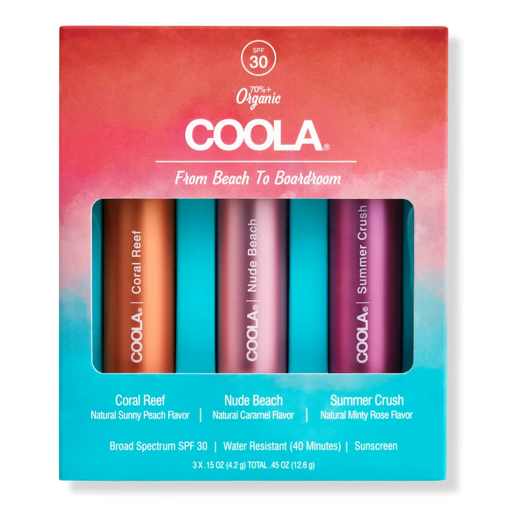 COOLA Zinc Oxide Liplux Sunscreen Trio