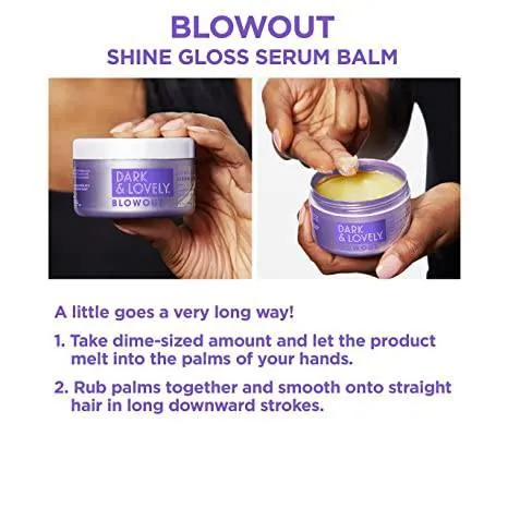 D L Blowout Shine gloss serum balm 3.38oz