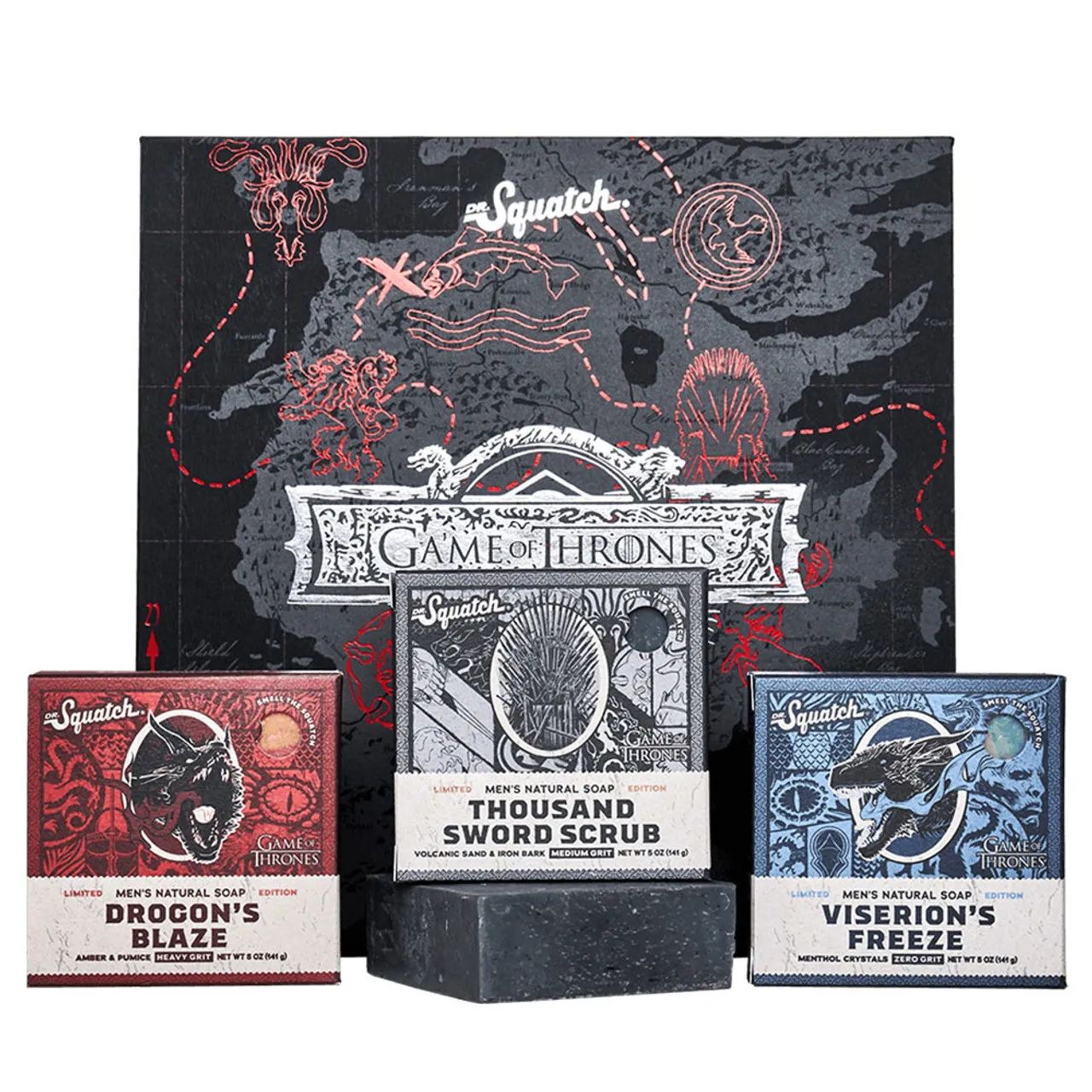 Dr. Squatch x Game Of Thrones Bar Soap Collection