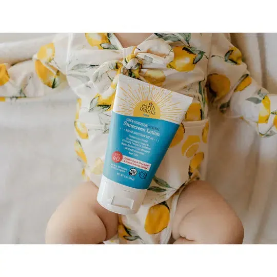 Earth Mama Organics - Kids Uber-Sensitive Mineral Sunscreen SPF 40