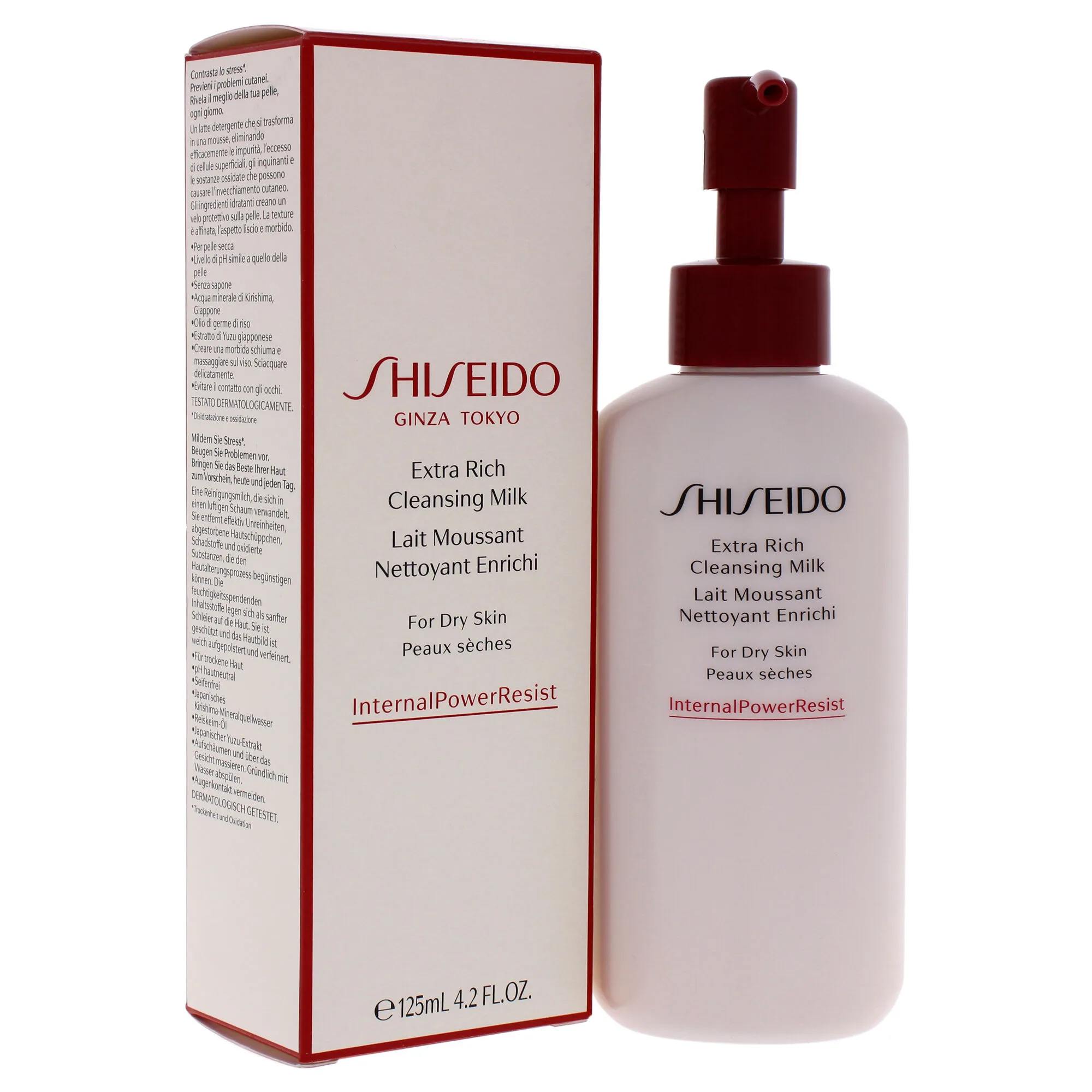 Extra Rich Cleansing Milk by Shiseido for Women - 4.2 oz Cleanser