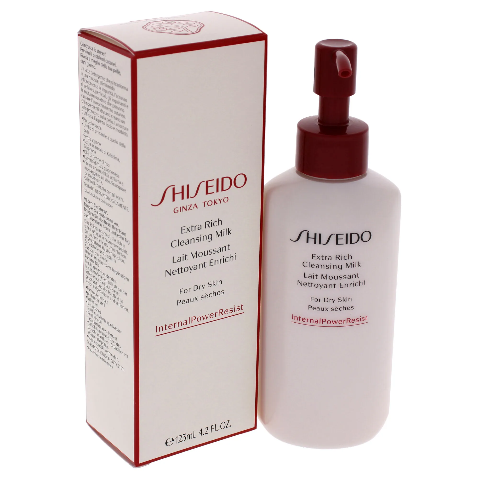 Extra Rich Cleansing Milk by Shiseido for Women - 4.2 oz Cleanser