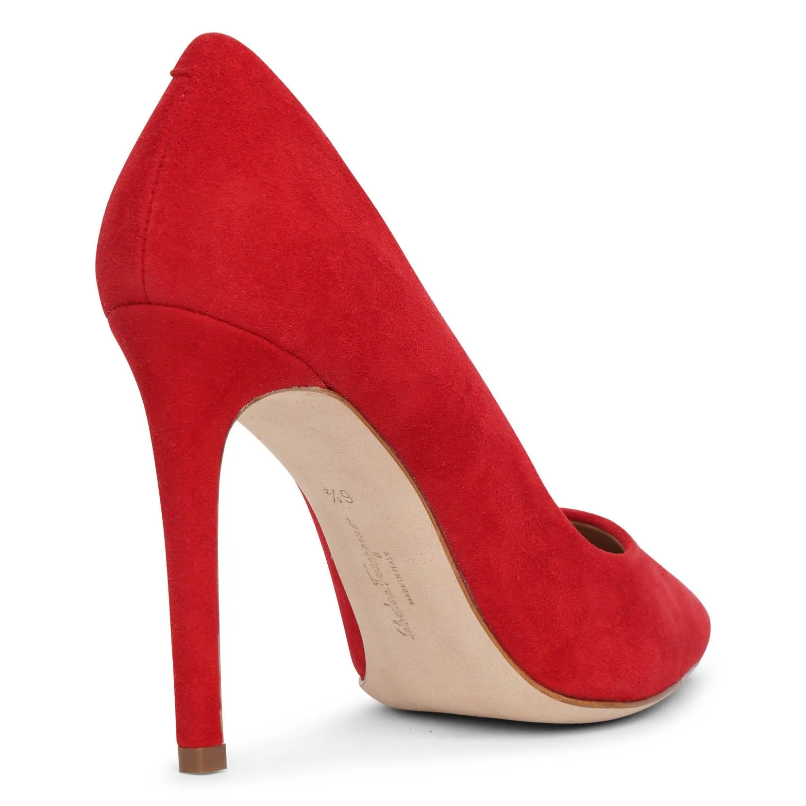 Ferragamo Lipstick 105 suede pumps