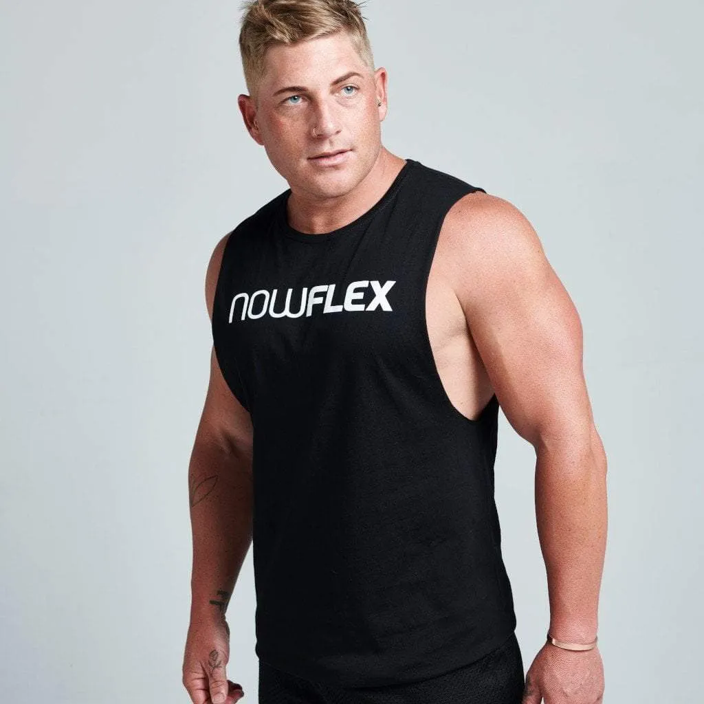 FLEX MUSCLE TANK - BLACK