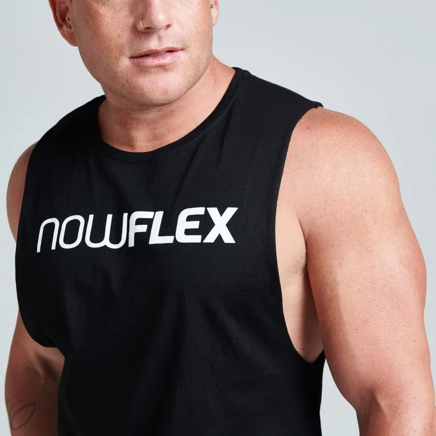 FLEX MUSCLE TANK - BLACK