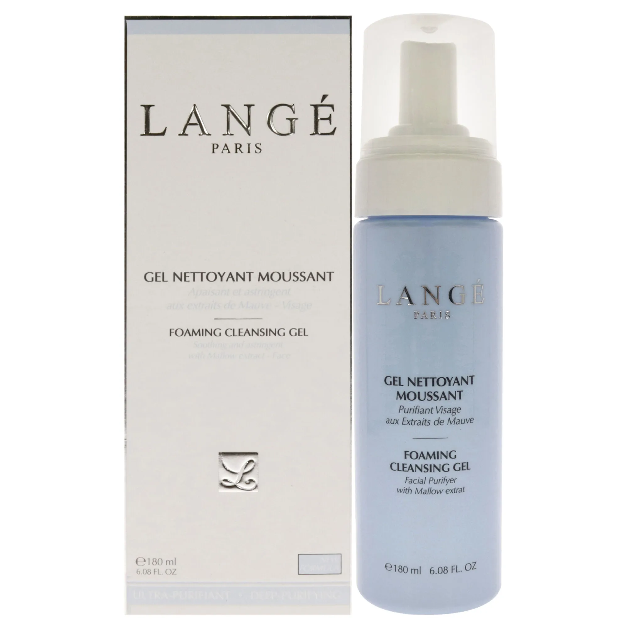 Foaming Cleansing Gel Deep Purifying by Lange for Unisex - 6.08 oz Cleanser