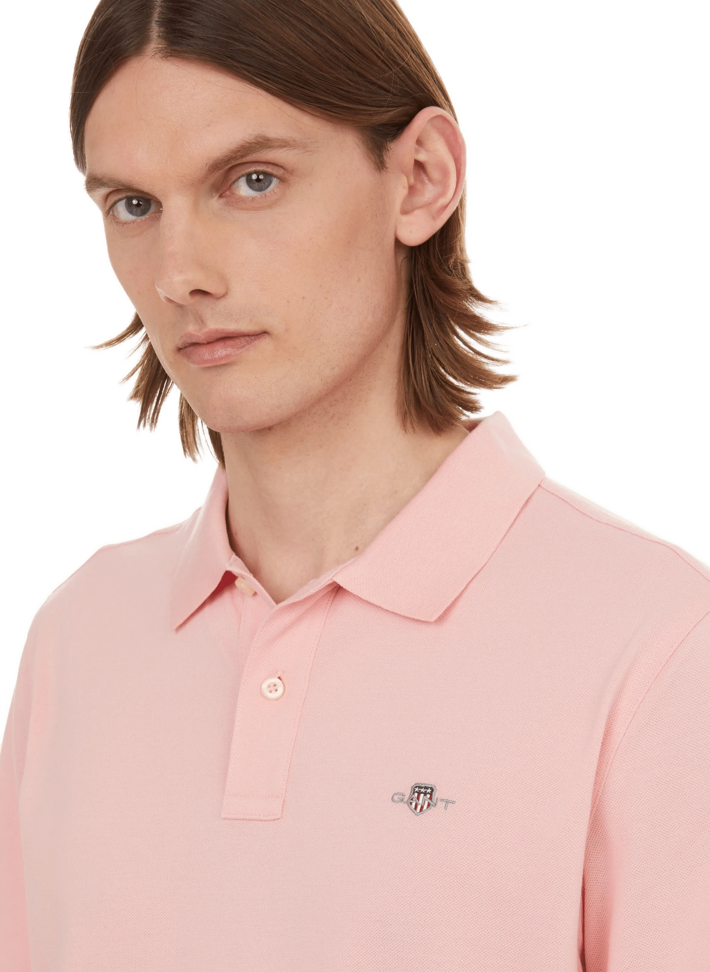 GANT  Cotton polo shirt  - Pink