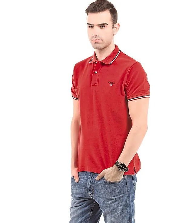 Gant Tipped Pique Polo Shirt