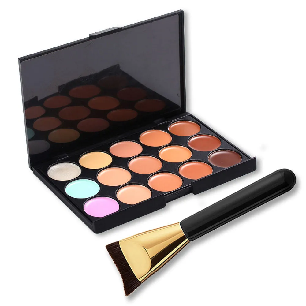 Goforward 15 Color Concealer Palette +Brush Makeup Brushs Makeup Contour Palette