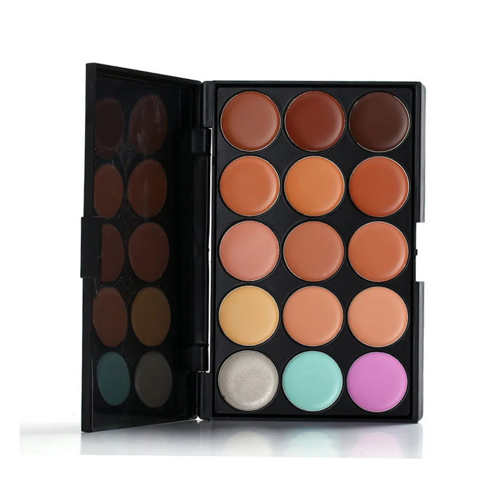 Goforward 15 Color Concealer Palette +Brush Makeup Brushs Makeup Contour Palette