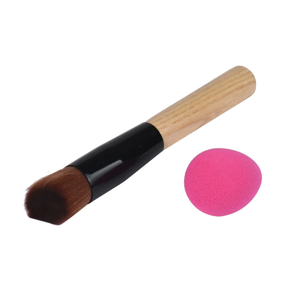 Goforward 15 Colors Makeup Concealer Contour Palette + Water Sponge Puff + powder Makeup Brush Liquid Foundation Make up Brush