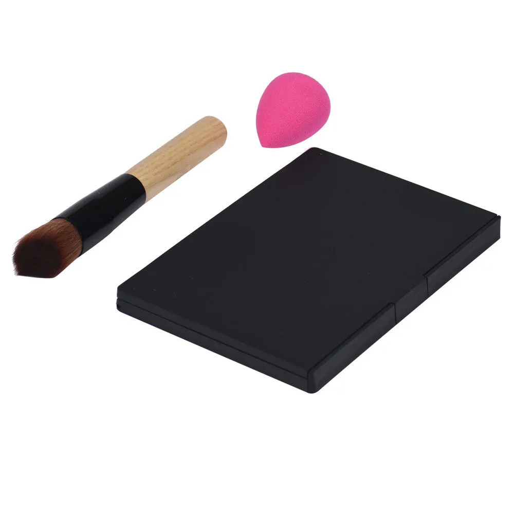 Goforward 15 Colors Makeup Concealer Contour Palette + Water Sponge Puff + powder Makeup Brush Liquid Foundation Make up Brush