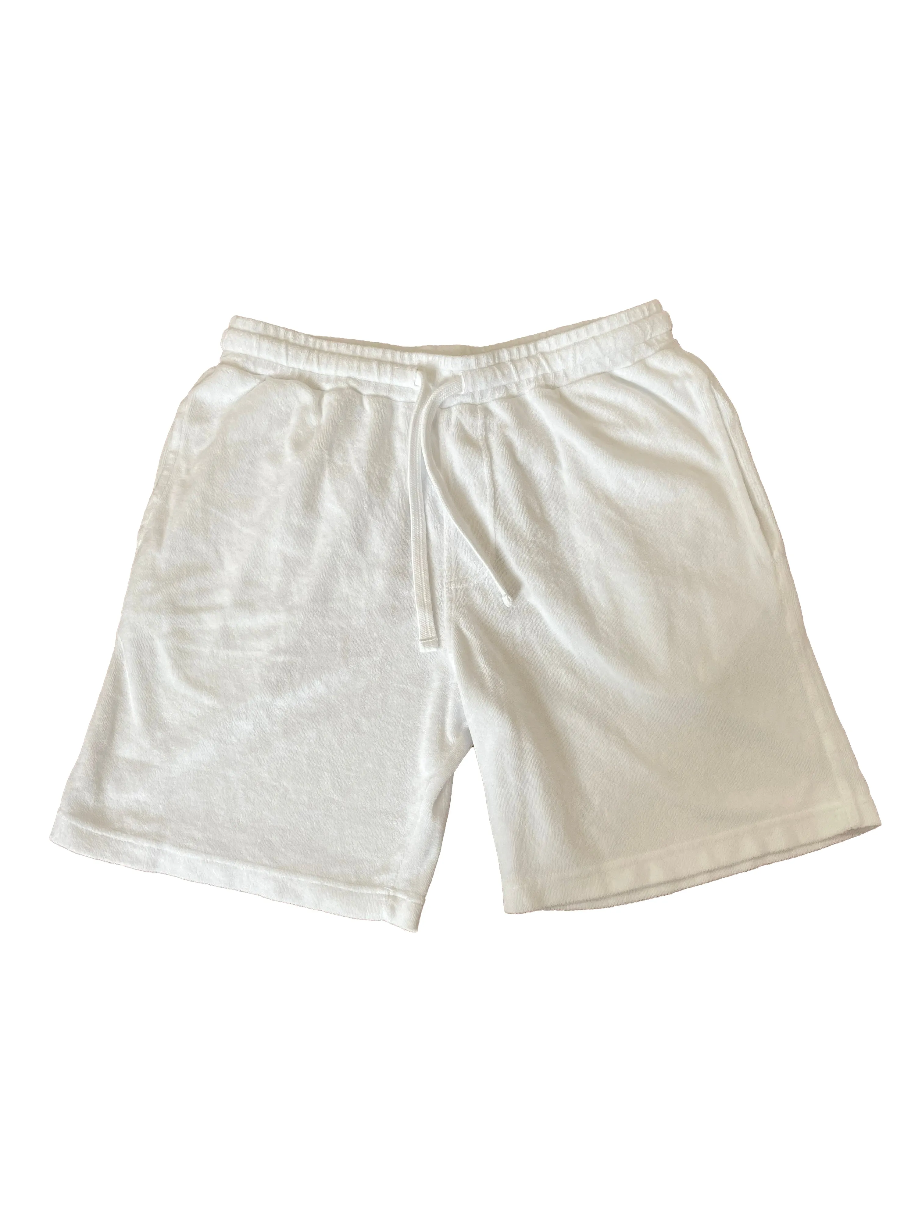 Hartford Terry Shorts White