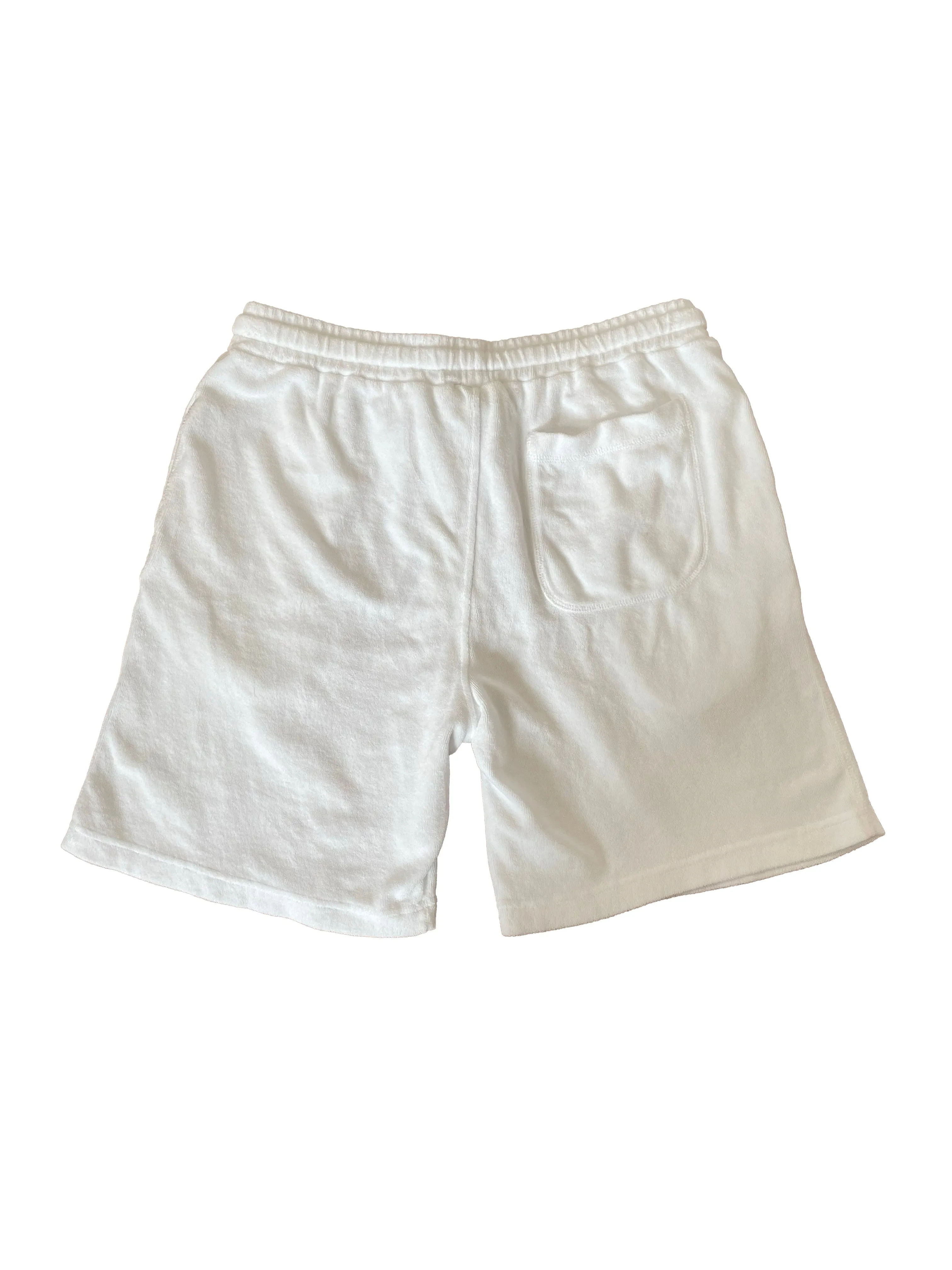 Hartford Terry Shorts White