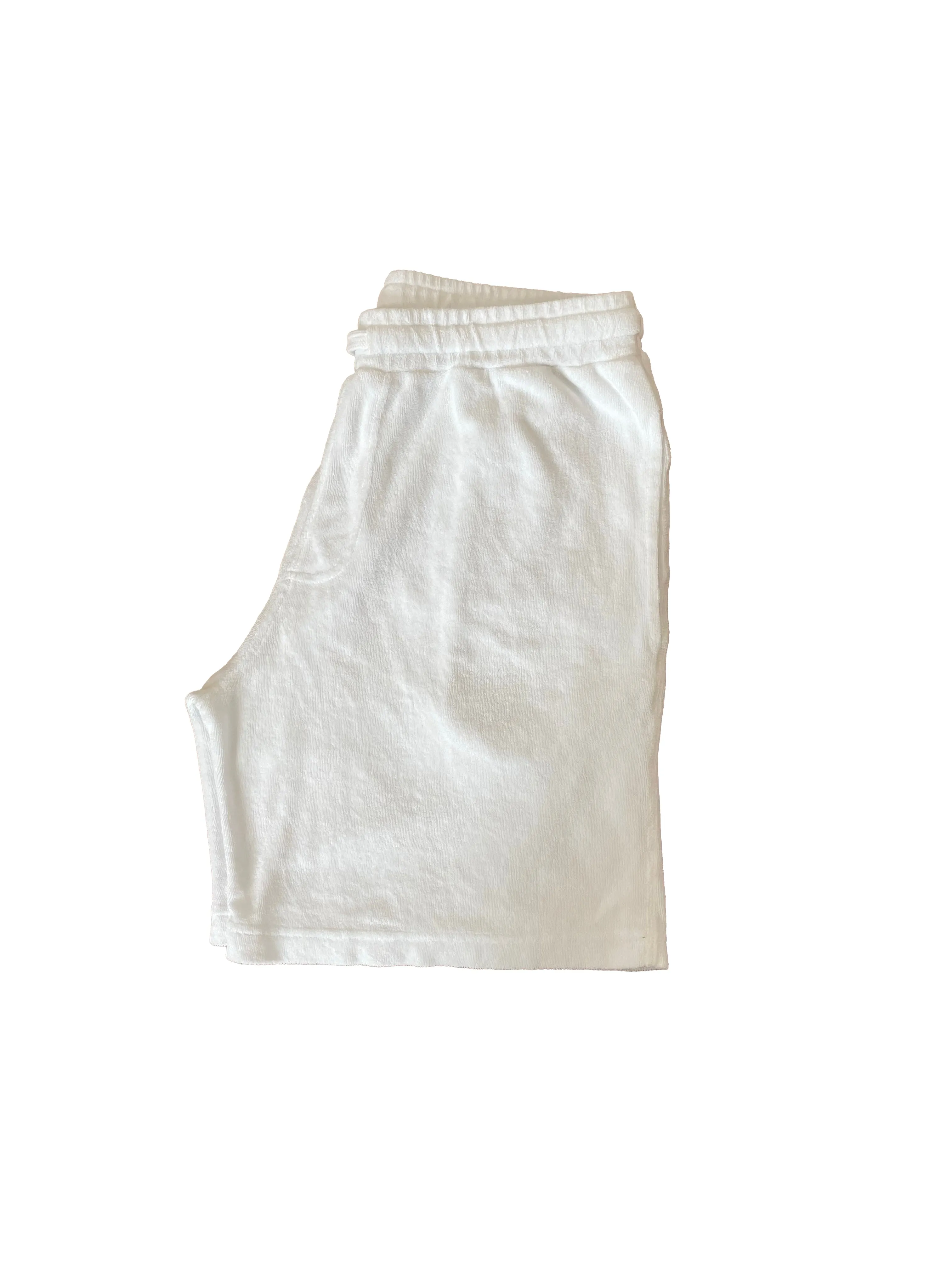 Hartford Terry Shorts White