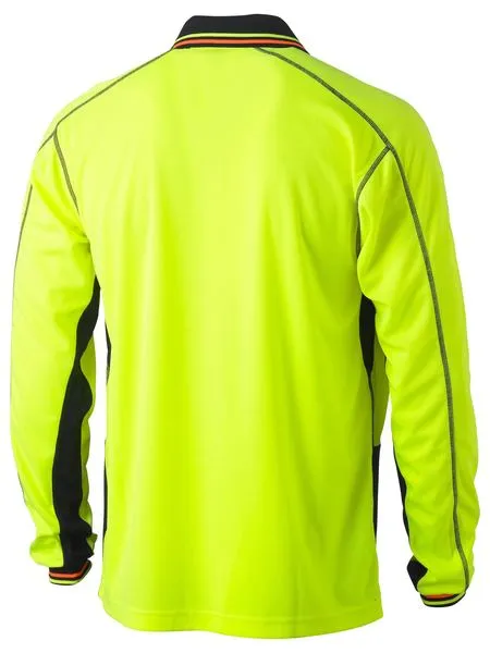 HI VIS POLYESTER MESH POLO