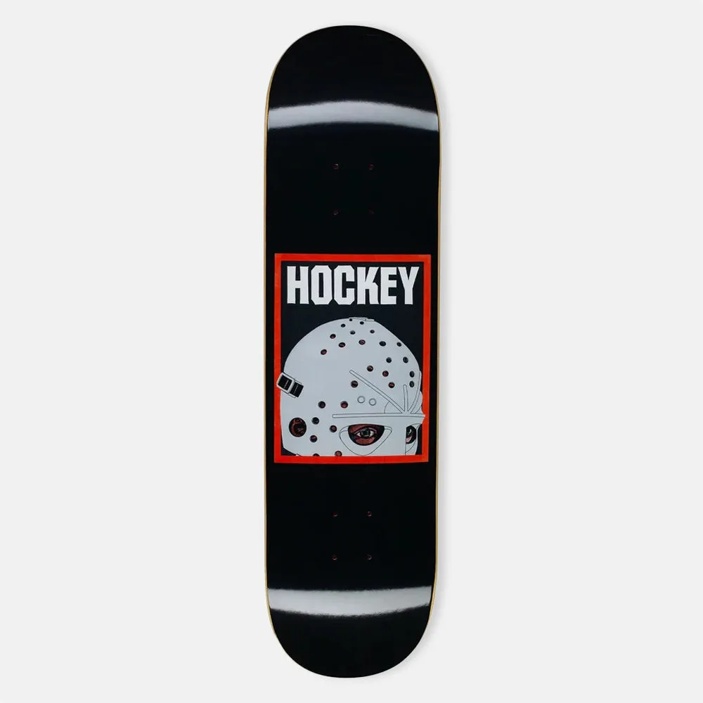 Hockey Skateboards - 8.0 Half Mask Skateboard Deck - Black