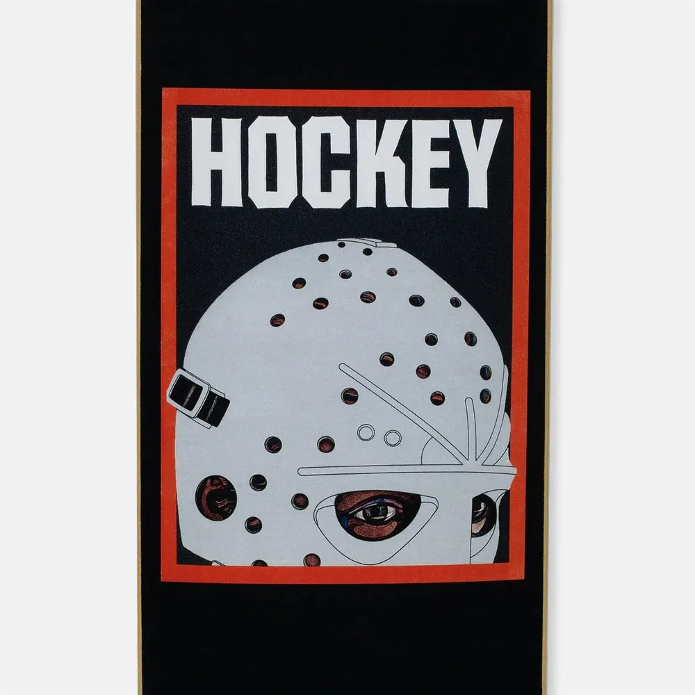 Hockey Skateboards - 8.0 Half Mask Skateboard Deck - Black