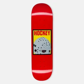 Hockey Skateboards - 8.5 Half Mask Skateboard Deck - Red