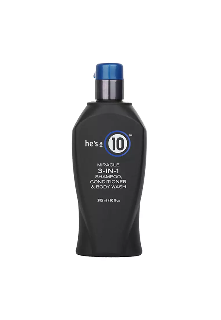 It's A 10 IT'S A 10 - He's A 10 Miracle 3-In-1 Shampoo, Conditioner & Body Wash 295ml/10oz